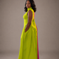 AVA-BELLE Color Block Midi Dress.